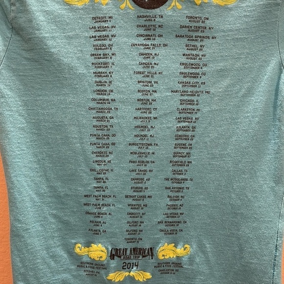 Zac‎ Brown Band concert shirt. - Picture 5 of 5